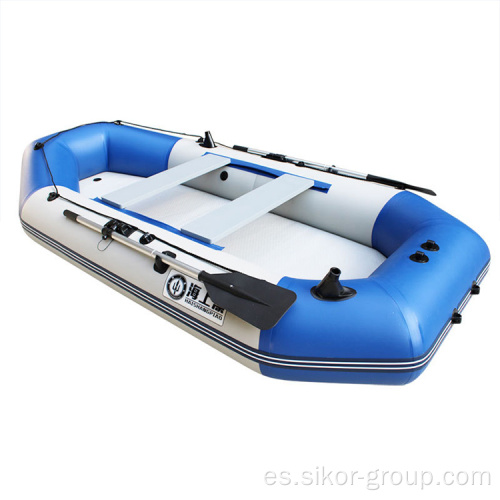 Barco de goma laminado inflable de alta calidad de 1.2 mm de 1.2 mm 2/3/4/5/6/7 personas en espesor de pesca de pesca en bote de pesca kayak